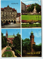 Görlitz - Rathaus - Platz Der Befreiung - Ochsenbastei - Reichenbacher Turm - Mehrbildkarte DDR - Goerlitz