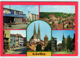 Görlitz - Mehrbildkarte DDR - Bunt - Goerlitz