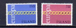 ISLANDE     Neuf **     Y. Et T.     N° 404 / 405     Cote: 7,00 Euros - Unused Stamps