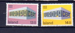 ISLANDE     Neuf **     Y. Et T.     N° 383 / 384     Cote: 5,00 Euros - Neufs