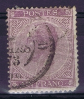 Belgium OBP Nr 21 Used  1865 - 1865-1866 Profiel Links