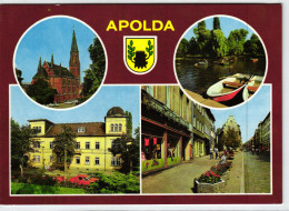 Apolda - Mehrbildkarte DDR - Color 2 - Apolda