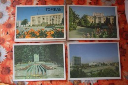 Belarus. Gomel City. 6 Postcard Lot - 1980s - Wit-Rusland