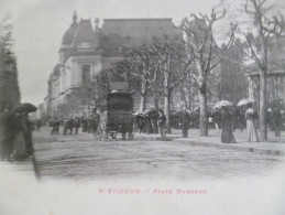 CPA 42 Loire Saint Etienne Avant 1906 Place Marengo - Saint Etienne