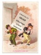 CHROMO Chocolat Ibled Mondicourt Baster & Vieillemard Garçons Affiche Homme Sandwich - Ibled