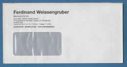 206382 / ENVELOPE - Linz - FERDINAND WEISSENGRUBER Ges. MbH KONFEKTION MANIPULATION TEXTILGROSSHANDEL Austria Osterreich - Other & Unclassified