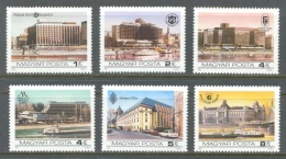 1984 HUNGARY BUDAPEST HOTELS MICHEL: 3701-3706 MNH ** - Hôtellerie - Horeca