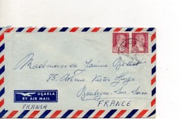 Turquie Enveloppe De ANTAKYA POUR BOULOGNE SUR SEINE - Covers & Documents