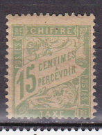 N° 30 Taxes: 15c Vert-Jaune: Timbre Neuf Avec Charnière Gomme D´origine - 1859-1959 Mint/hinged