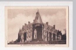 Cpa COURTALAIN Le Chateau Vue D'ensemble - 131 Delbeau - Courtalain