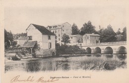 BAR SUR SEINE - LE PONT ET LES MOULINS - BELLE CARTE -   TOP !!! - Bar-sur-Seine