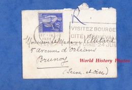Enveloppe Ancienne - Envoi De BOURGES - Cachet 1939 - Flamme Visitez Bourges Cité Médiévale Foire - Sonstige & Ohne Zuordnung