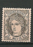 ESPAÑA 1870 - ED 103 - Gebruikt