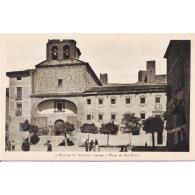 GDLJRTP6746-LFTD11660.Tarjeta Postal DE GUADALAJARA.Casas,edificios E IGLESIA Y PLAZA DE SAN PEDRO En MOLINA DE ARAGON - Guadalajara