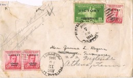 17428. Carta Certificada PASTRANA LEYTE (Philipinnes) Filipinas Americana 1946 - Philippinen