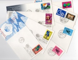 Nations Unies - New-York - Siège De L'ONU - Lot De 8 Enveloppes 1er Jour Période 1975 à 1978 - Andere & Zonder Classificatie