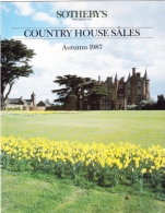 SOTHEBY' S - COUNTRY HOUSE SALES - AUTUMN 1987 - Arte
