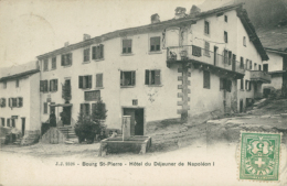 CH BOURG SAINT PIERRE / Hôtel Du Déjeuner De Napoléon I / - Bourg-Saint-Pierre 