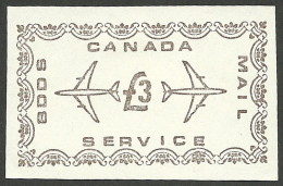 B14-30 CANADA GB Bannockburn Local Post 1971 Label MHR 4 - Vignettes Locales Et Privées