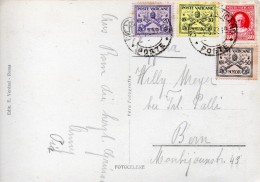 Vatican Carte Pour La Suisse 1933 - Lettres & Documents