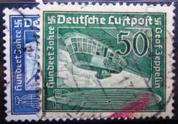 ALLEMAGNE EMPIRE                 PA 57/58               OBLITERE - Poste Aérienne & Zeppelin