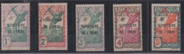 TERRITOIRE DE L'ININI - LOT DE TIMBRES GUYANE SURCHARGES - DP26 - Oblitérés