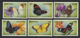 LESOTHO  2001  BUTTERFLIES  SET  MNH - Butterflies