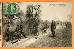 MBZ-07 Militär. Militaires.Abkochen An Der Strasse.Cuisiner Sur La Route.ANIME.Manöver Feldpost Rekrutierungsschule 1911 - Rüti