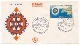 MONACO => FDC => 1,00F Rotary International - 28/04/1967 - FDC