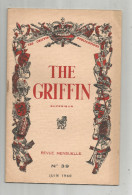 Revue Mensuelle The GRIFFIN, Cour Supérieur, N° 39, 1960, Anglais, 24 Pages, Ed : Mathias, Poitiers, Frais Fr :1.55€ - 12-18 Años