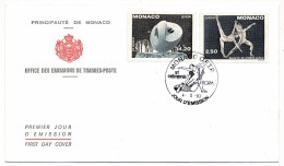 MONACO => FDC => Art Contemporain - Europa 1993 - 4/05/1993 - FDC