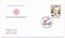 MONACO => FDC => 6,00F Marcel  PAGNOL - 8/05/1995 - FDC