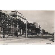 PLNCTPA125-LFTD3781.Tarjeta Postal DE PALENCIA.Edificios.Edificios,arboles,farolas En La AVENIDA DE VALLADOL En PALENCIA - Palencia