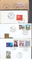 Lot De 17 FDC Et Enveloppes Commémoratives Du Luxembourg (de 1945 à 1988) - Machines à Affranchir (EMA)