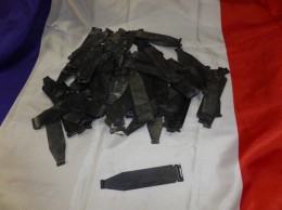 Lot De 10 Passe Bandes Pour Mitrailleuse AA52  ( AA 52 ) INDOCHINE ALGERIE ( MILITARIA ) - Armes Neutralisées