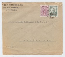 Greece/Germany ATHENS/DOBERN COVER 1903 - Storia Postale