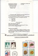 Luxemburg 1984. Post-Informationsmaterial Ausgabe Nr 3/1984 (6.174) - Cartas & Documentos