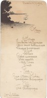 1   Menu /Repas /Letellier /1922        MENU166 - Menükarten