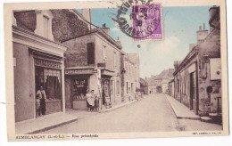 SEMBLANCAY   - Rue Principale. Carte Très Rare . - Semblançay