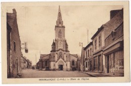 SEMBLANCAY  - Place De L' Eglise. Carte Rare. - Semblançay