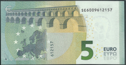 € 5 ITALY  SE S001 F2  DRAGHI  UNC - 5 Euro