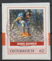 2017? - ÖSTERREICH - PM "Österr. Skistars-Armin Assinger" 62 C Mehrf. - O Gestempelt A. Briefstück - S. Scan (PM  AA At) - Persoonlijke Postzegels