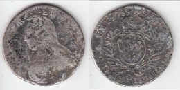 **** 1/2 ECU 1734 C CAEN LOUIS XV AUX BRANCHES D'OLIVIER - ARGENT - SILVER **** EN ACHAT IMMEDIAT - 1715-1774 Luigi XV Il Beneamato