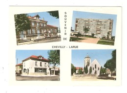 CPA 94 CHEVILLY LARUE Multivues ( 4 ) Mairie Sorbiers ( Immeuble ) Poste Eglise - Chevilly Larue
