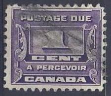 CANADA - TAXE PORT DU  10A  1C VIOLET OBL - Portomarken