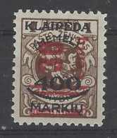 Memel - 1923 - Nuovo/new MH - Sovrastampati - Mi N. 232 - Neufs