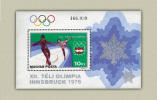 Hungary 1975. Winter Olimpic Games, Innbruck Sheet MNH (**) Michel: Block 116A / 5 EUR - Inverno1976: Innsbruck