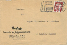 BUSTA CON  " TARGHETTA"   "WERBESTEMPEL" GERMANIA PER   DUISBURG-HAMBORN   (VIAGGIATA) - Other & Unclassified