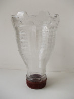 - Bloque Lait Gradué Mougin. Verre Doseur. Bouchon En Bakélite - - Verre & Cristal