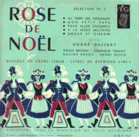 EP 45 RPM (7")  André Dassary  "  Rose De Noël  " - Classica